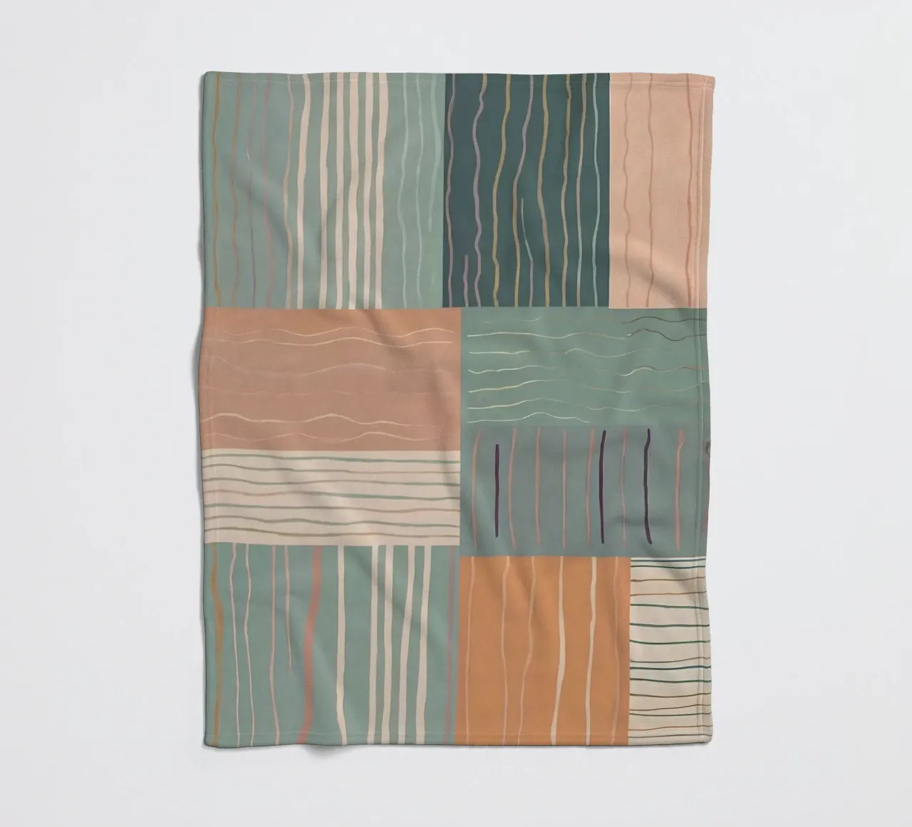 Abstract Pattern fleece blanket by Charnwood Prints