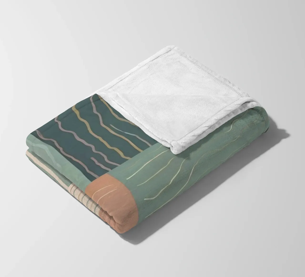 Abstract Pattern fleece blanket by Charnwood Prints