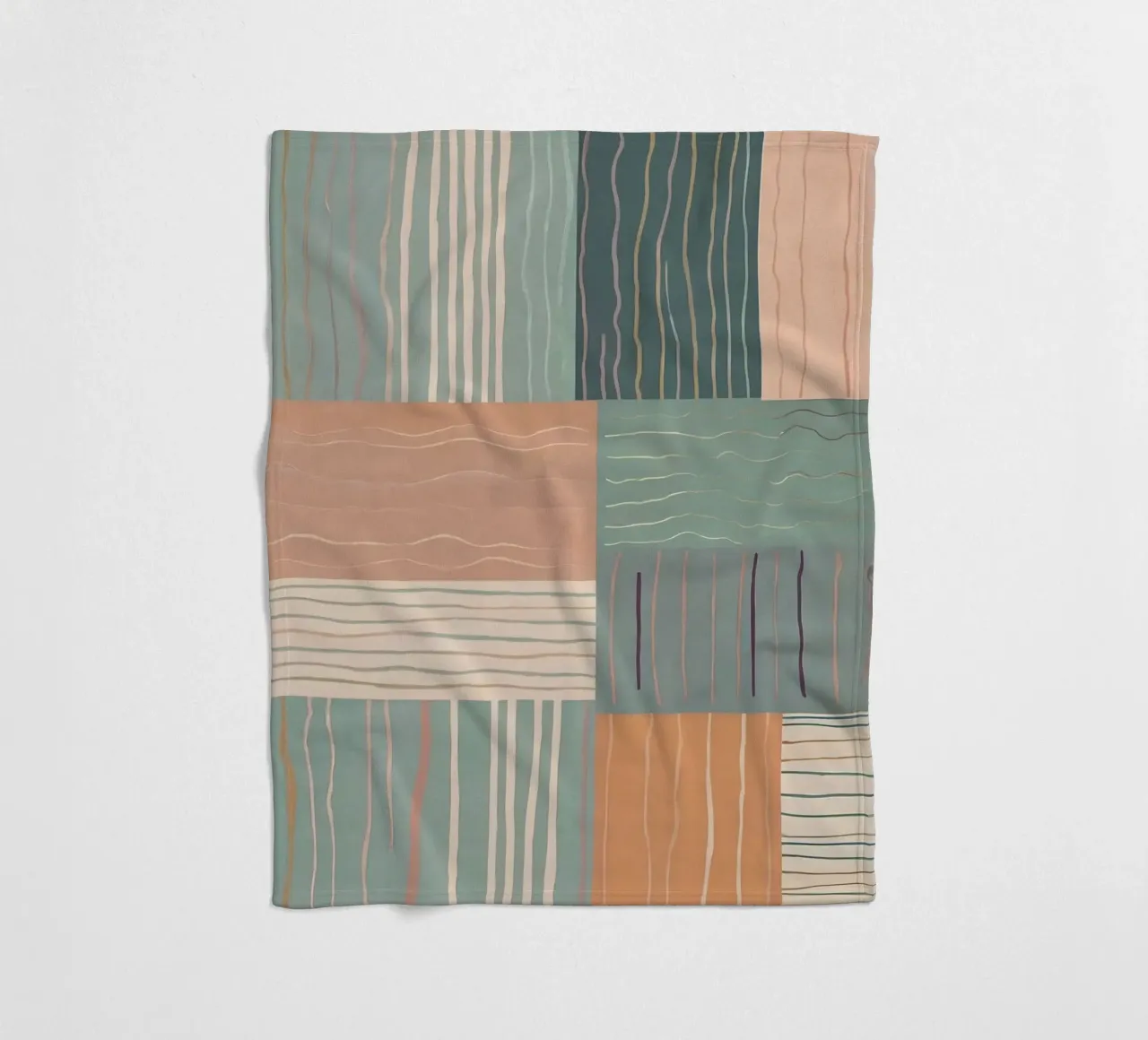 Abstract Pattern fleece blanket by Charnwood Prints