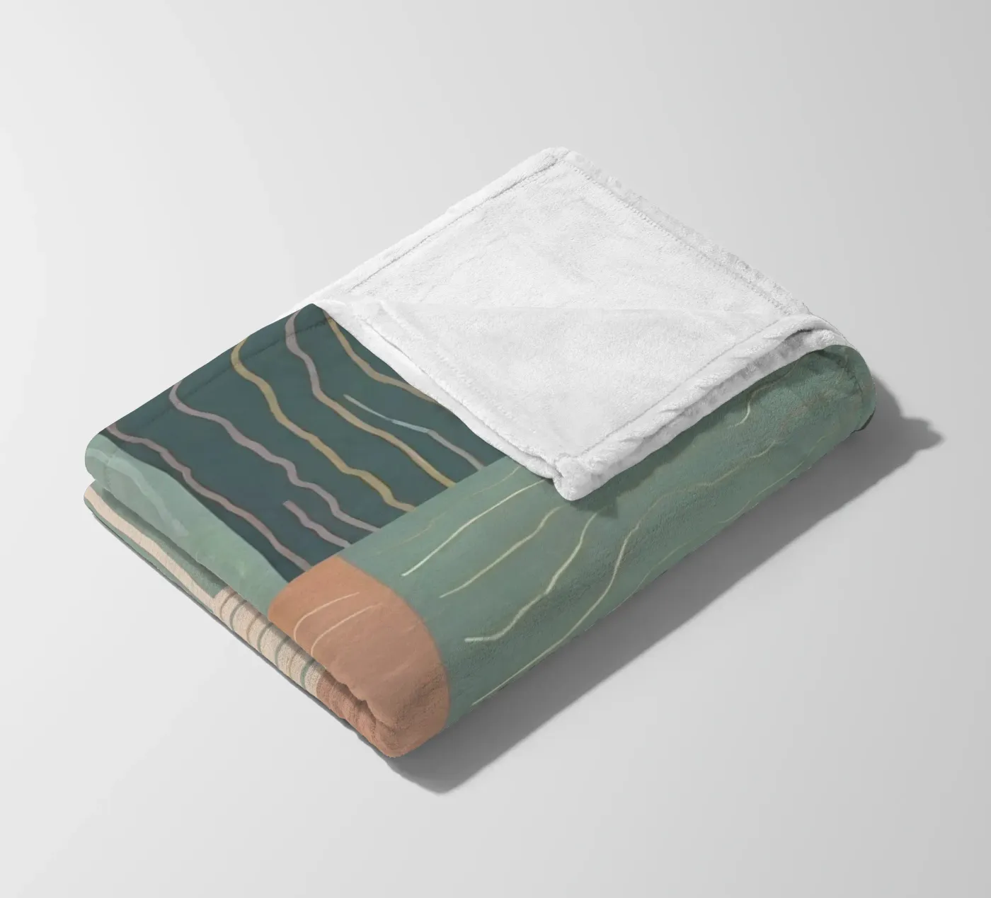 Modello astratto coperta in pile da Charnwood Prints