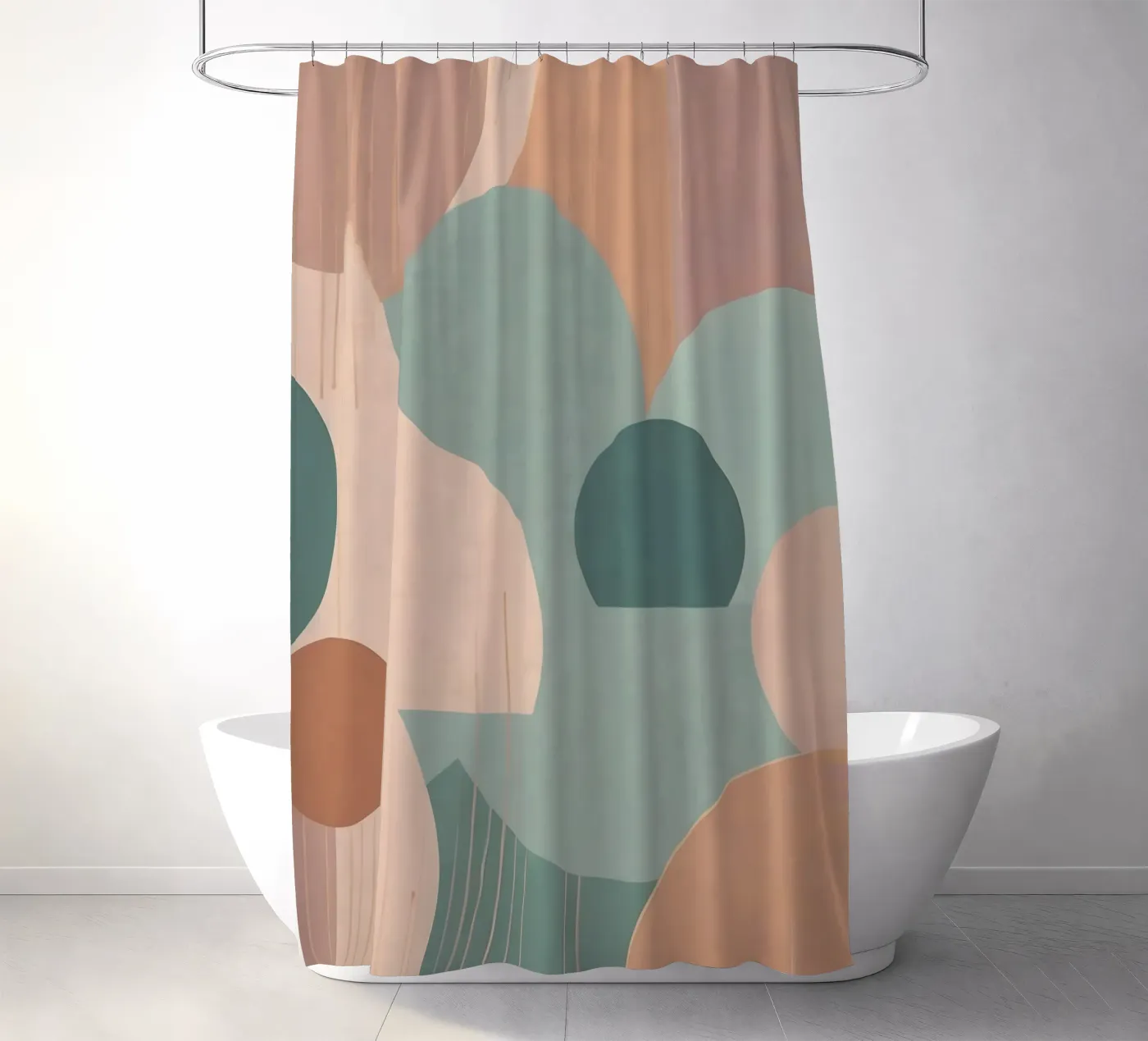 Modello astratto tenda da doccia da Charnwood Prints