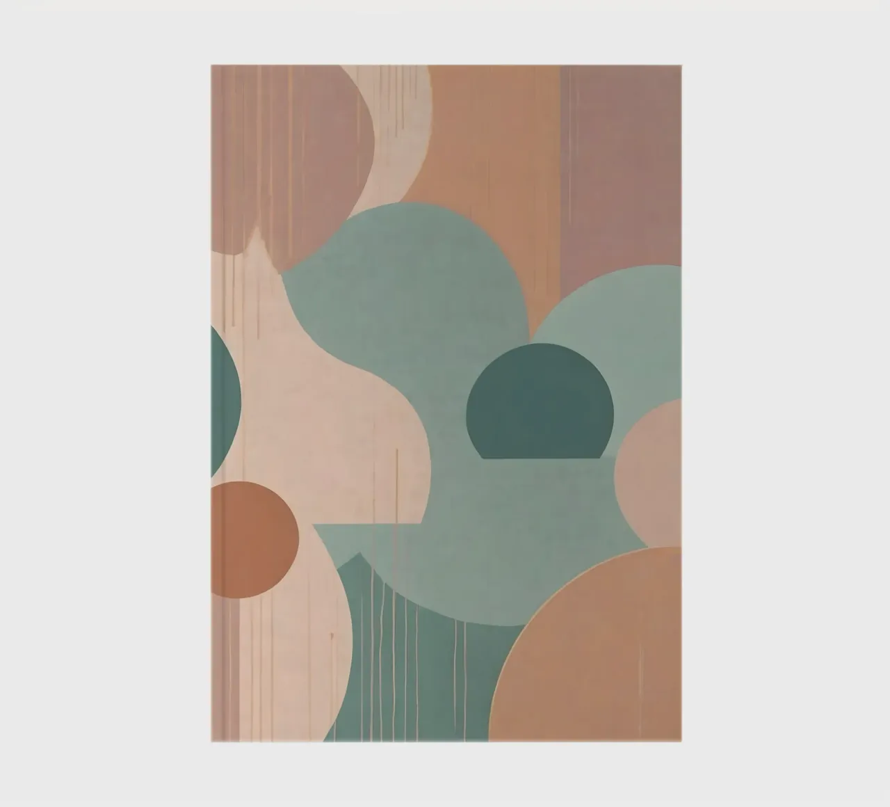 Abstraktes Muster Notizbuch von Charnwood Prints