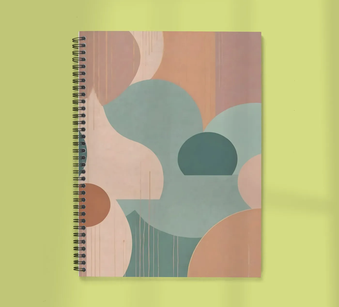 Abstract Pattern spiral notebook by Charnwood Prints