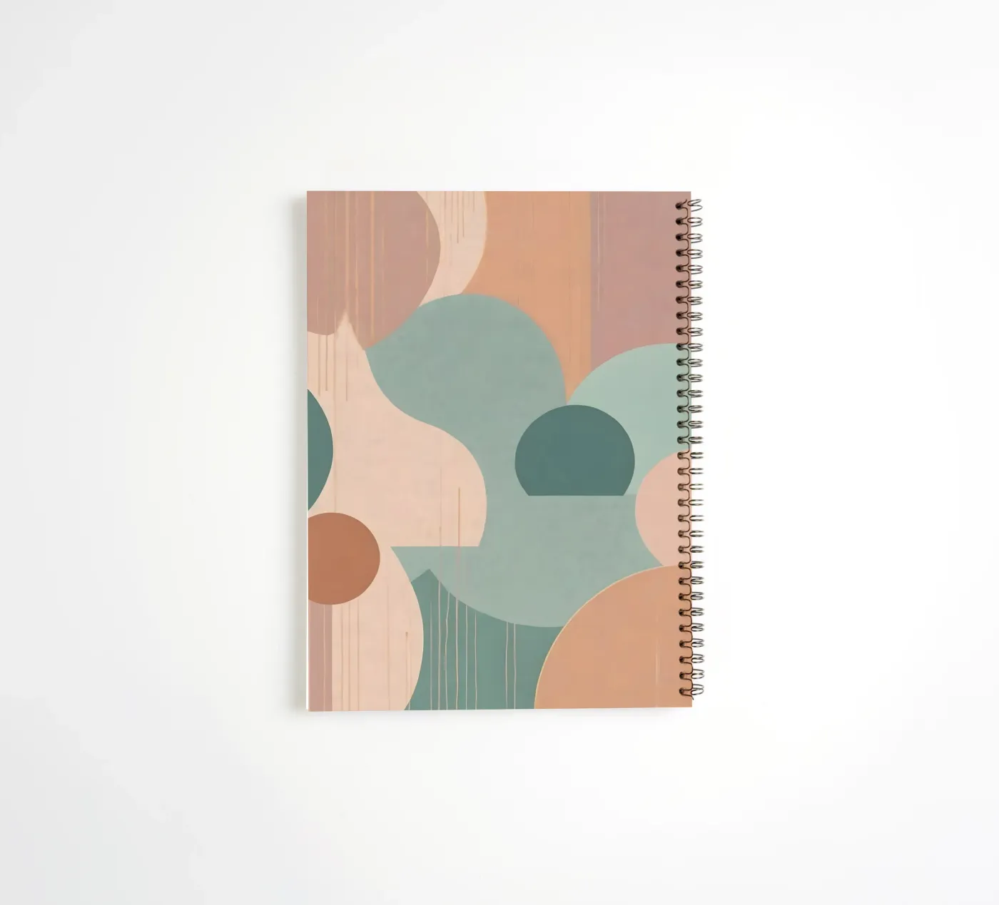 Abstract Pattern spiral notebook by Charnwood Prints