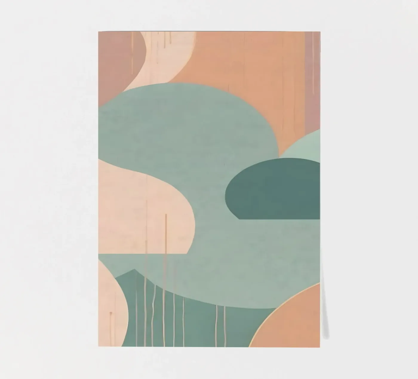 Abstract Pattern stickervel van Charnwood Prints