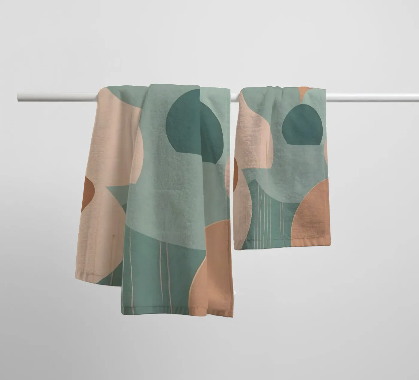 Modello astratto asciugamano da bagno da Charnwood Prints