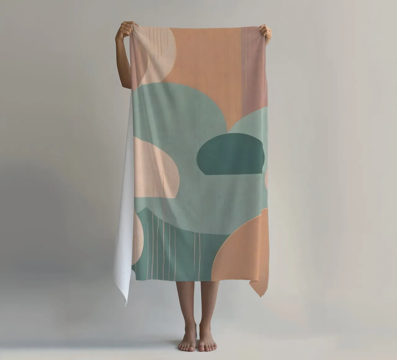 Modello astratto telo mare da Charnwood Prints