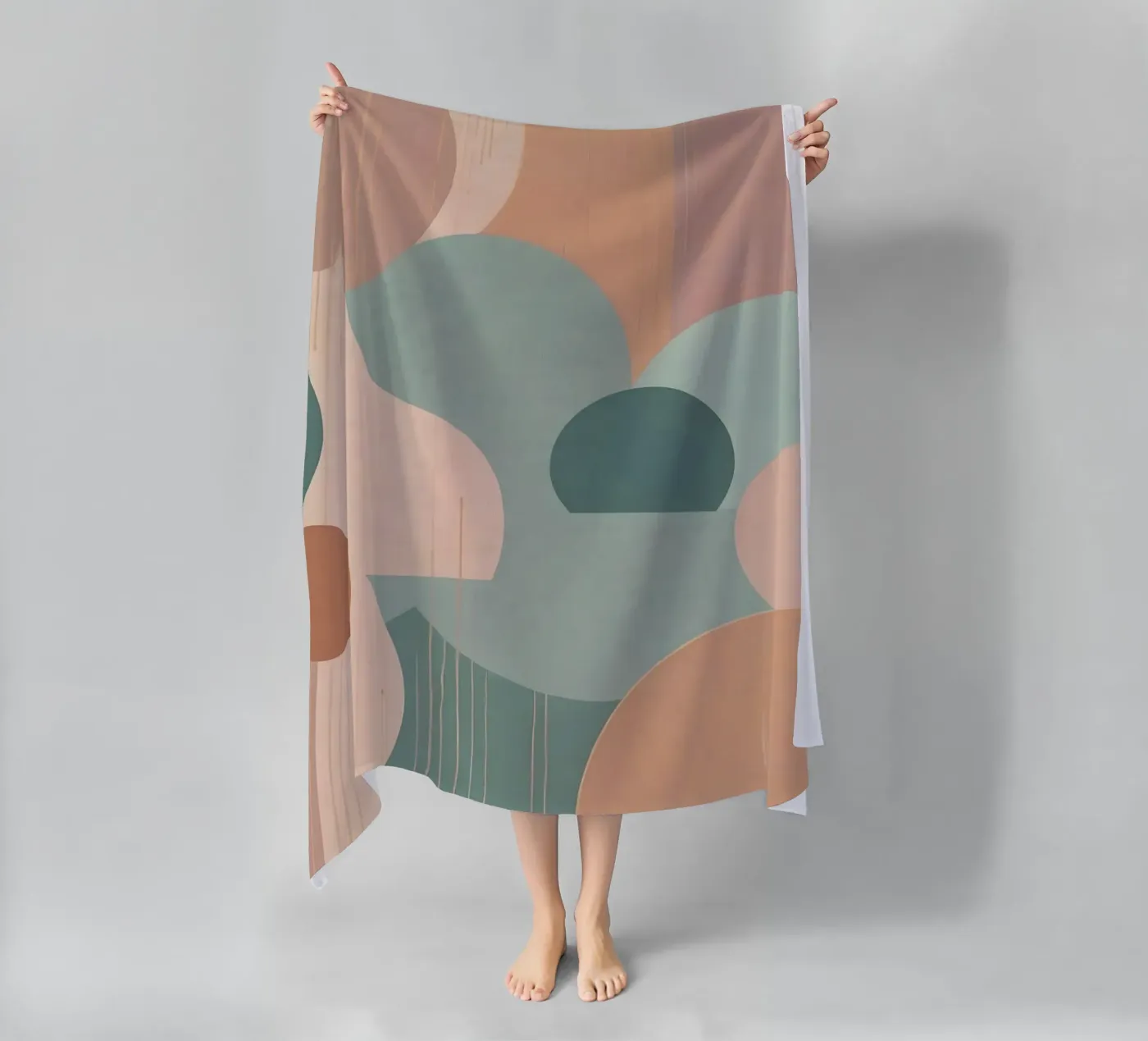 Modello astratto telo mare da Charnwood Prints