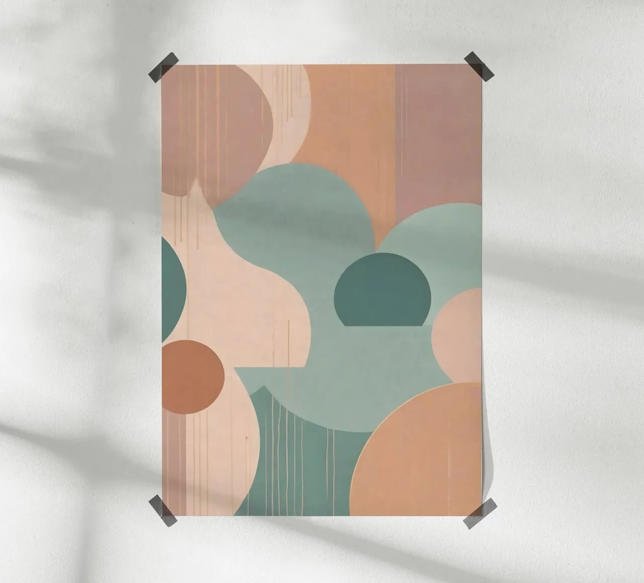 Abstract Pattern poster by Charnwood Prints