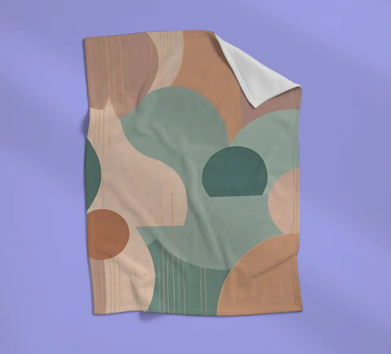 Abstract Pattern fleece blanket by Charnwood Prints