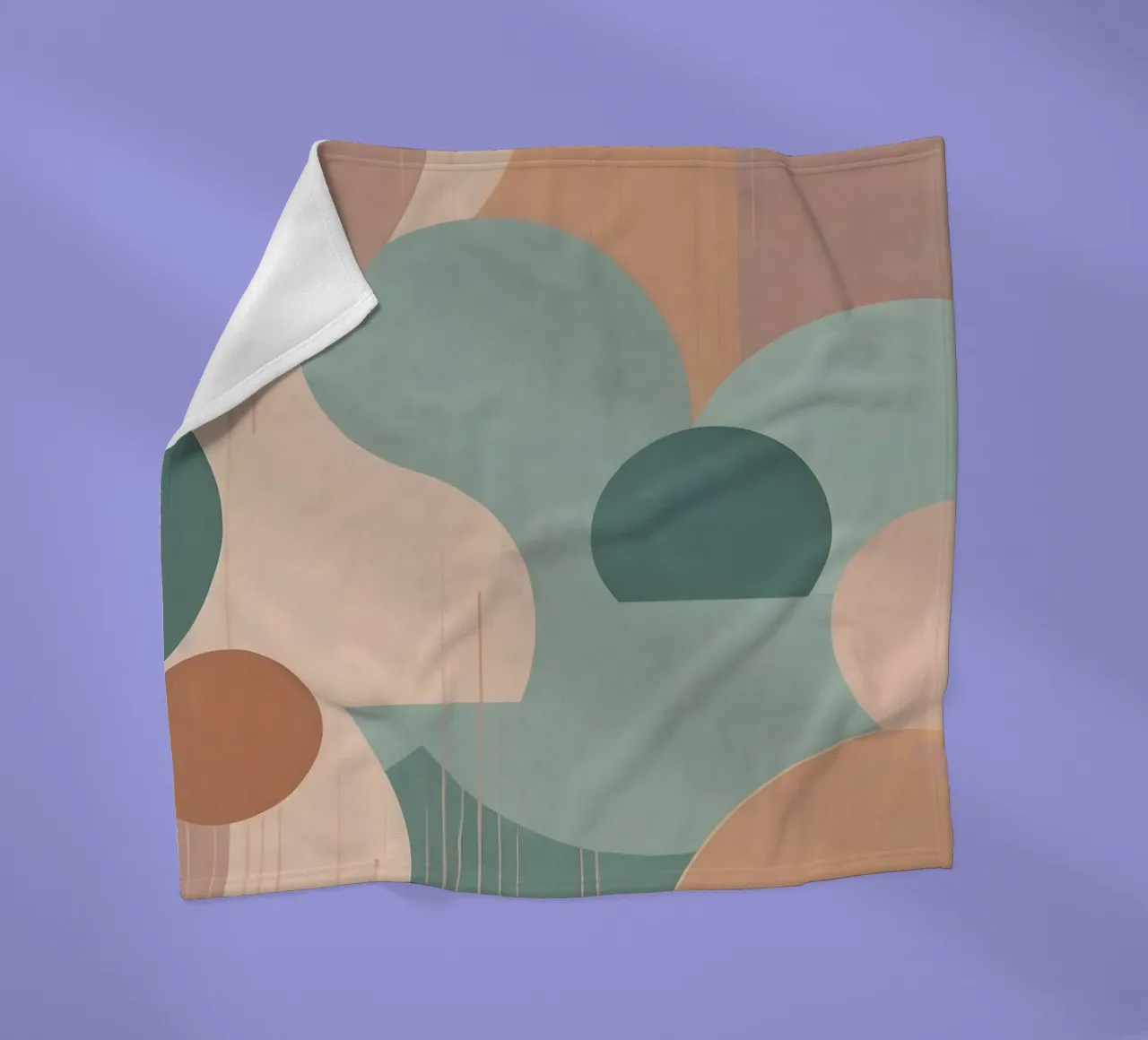 Modello astratto coperta in pile da Charnwood Prints
