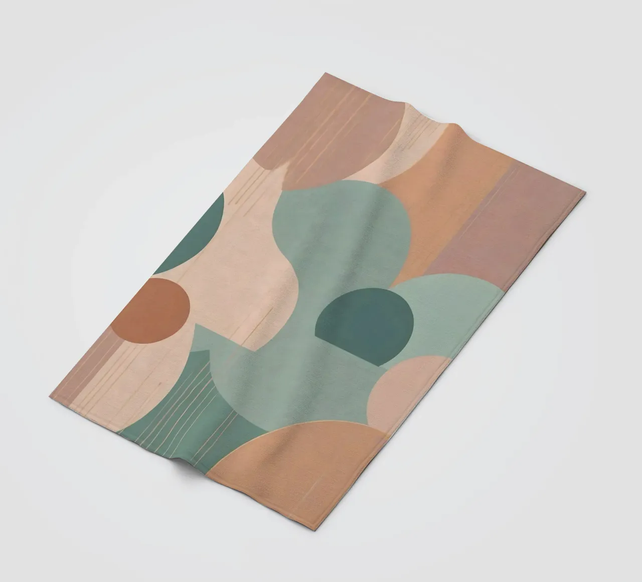 Modello astratto coperta in pile da Charnwood Prints