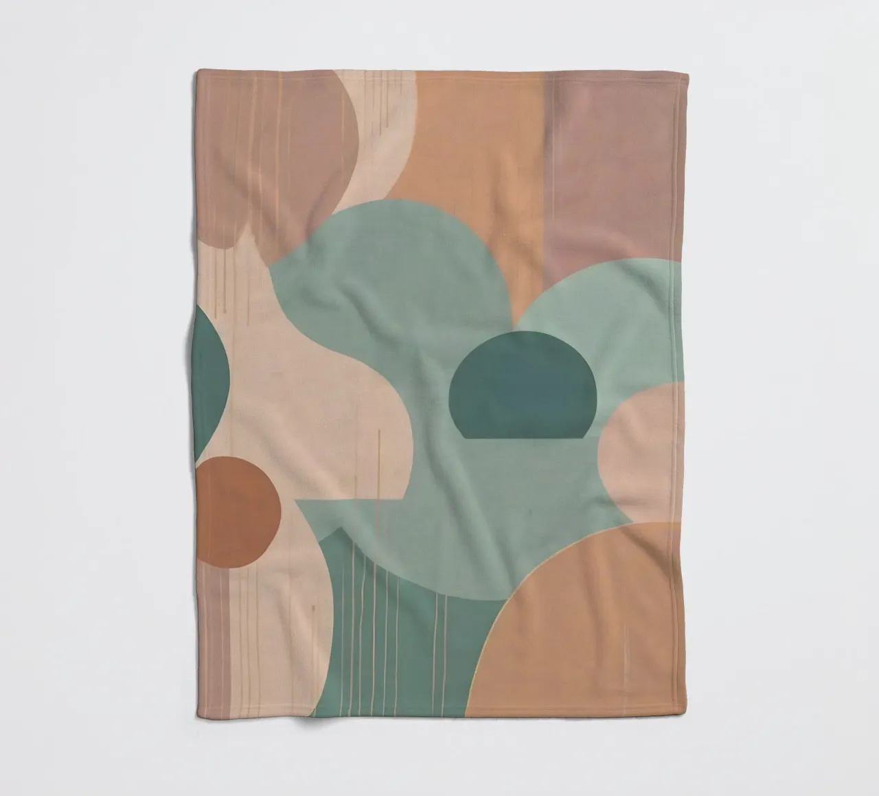 Modello astratto coperta in pile da Charnwood Prints