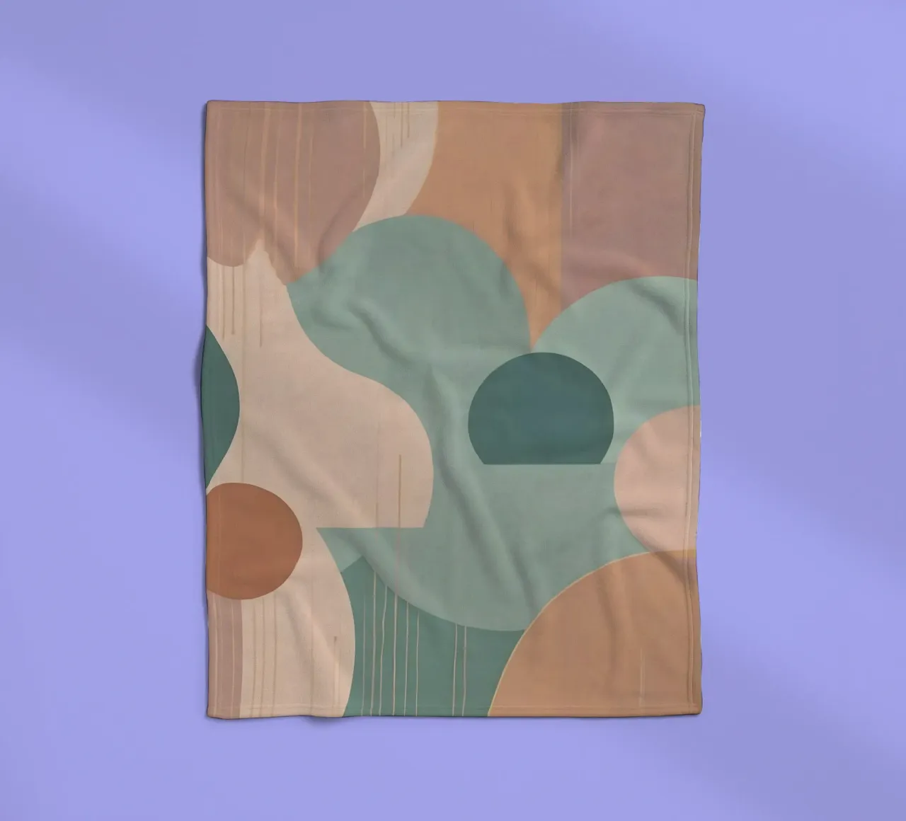 Abstract Pattern fleece blanket by Charnwood Prints