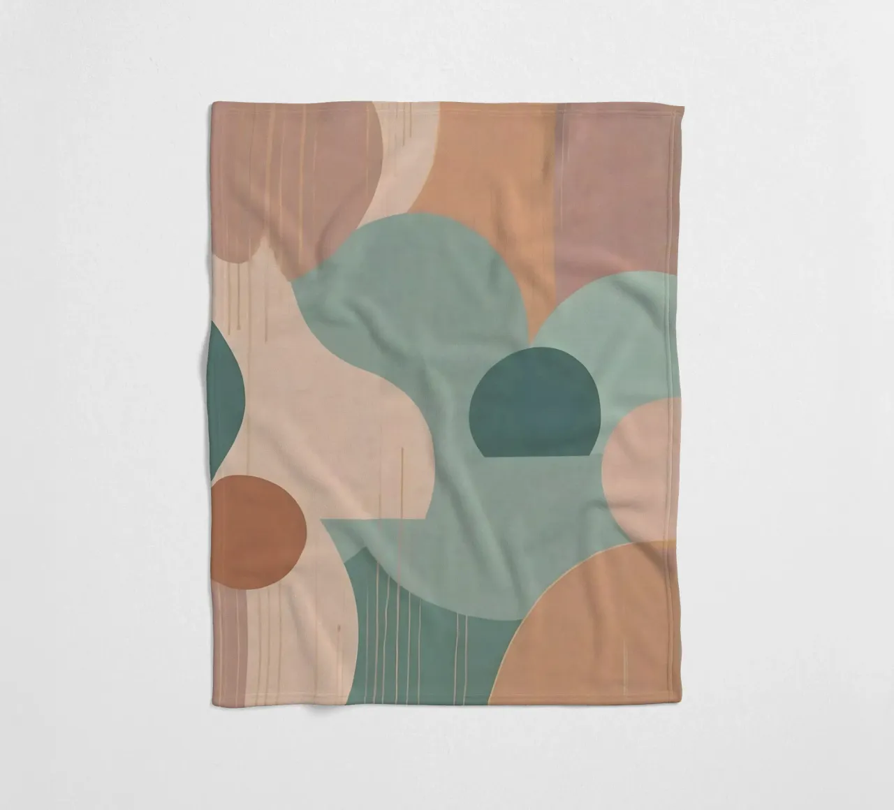 Abstract Pattern fleece blanket by Charnwood Prints
