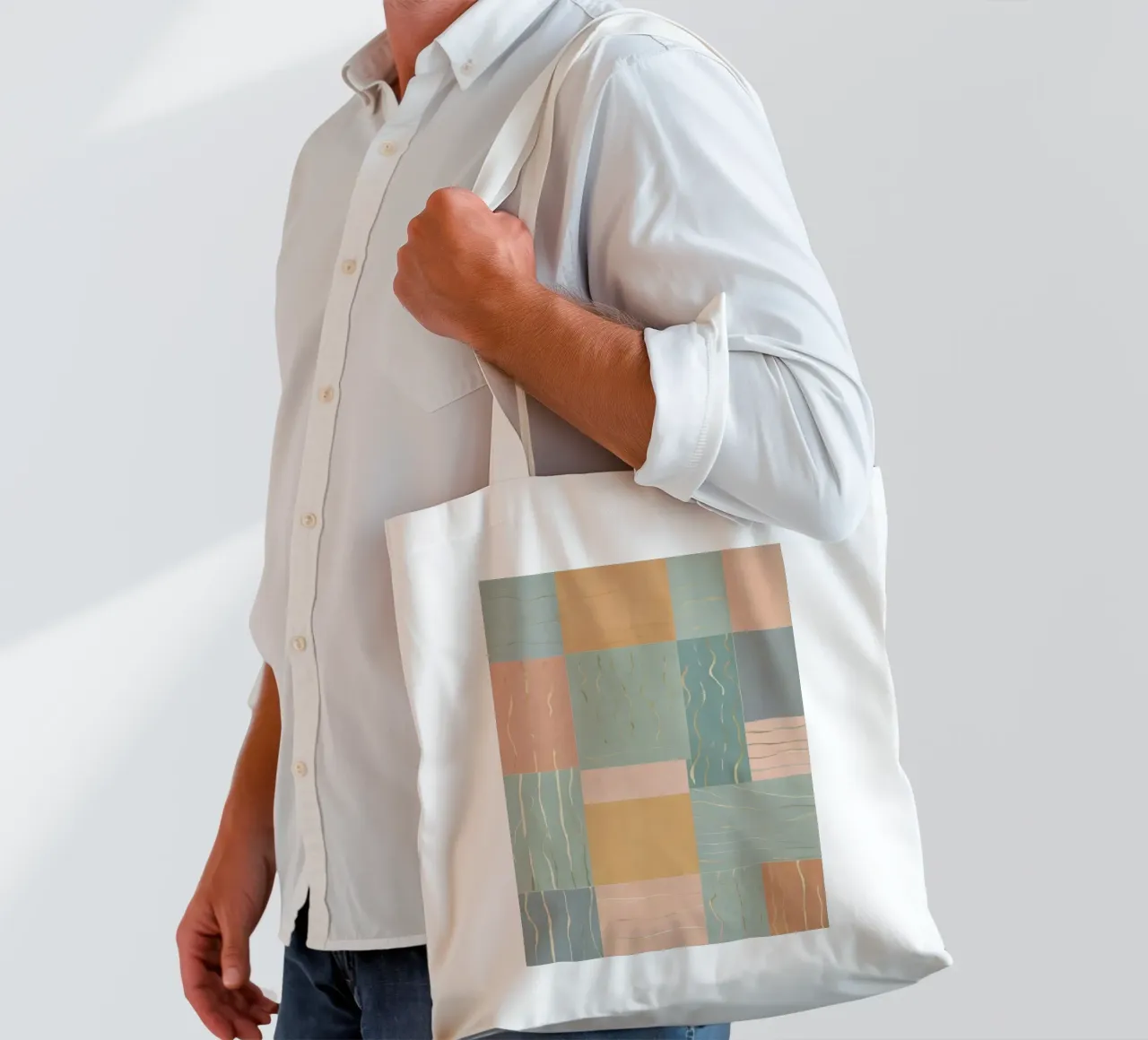 Abstract Pattern tote bag by Charnwood Prints