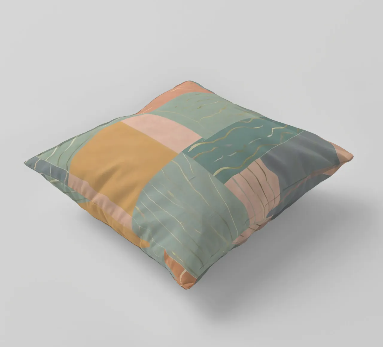 Modello astratto cuscino da Charnwood Prints