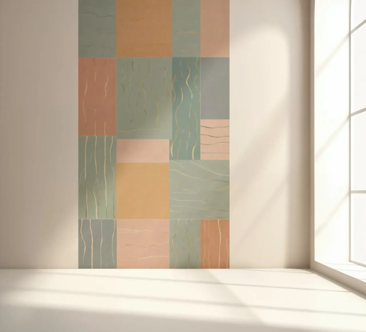 Abstract patroon fotobehang van Charnwood Prints