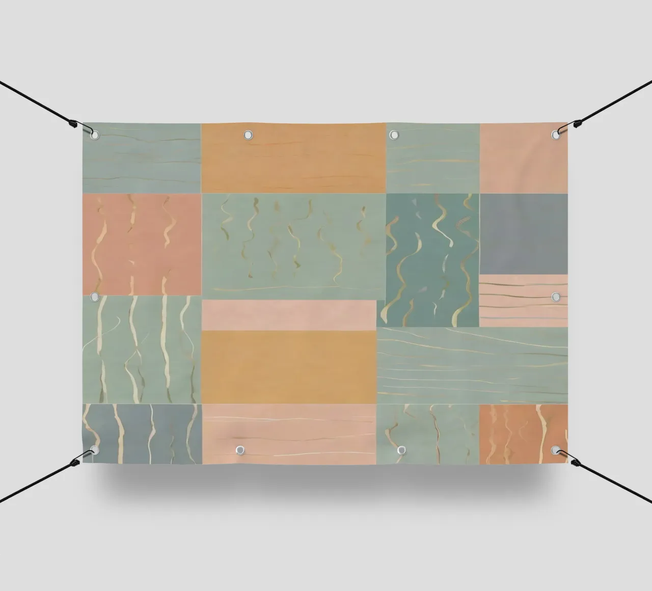 Modello astratto telo in pvc da Charnwood Prints