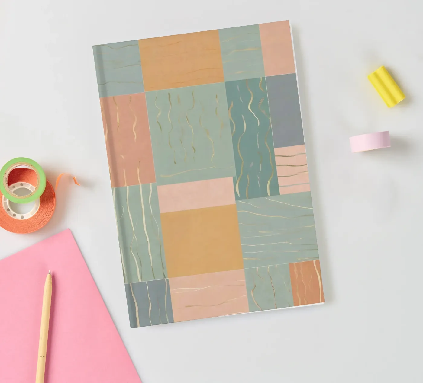 Abstract Pattern notitieboek van Charnwood Prints