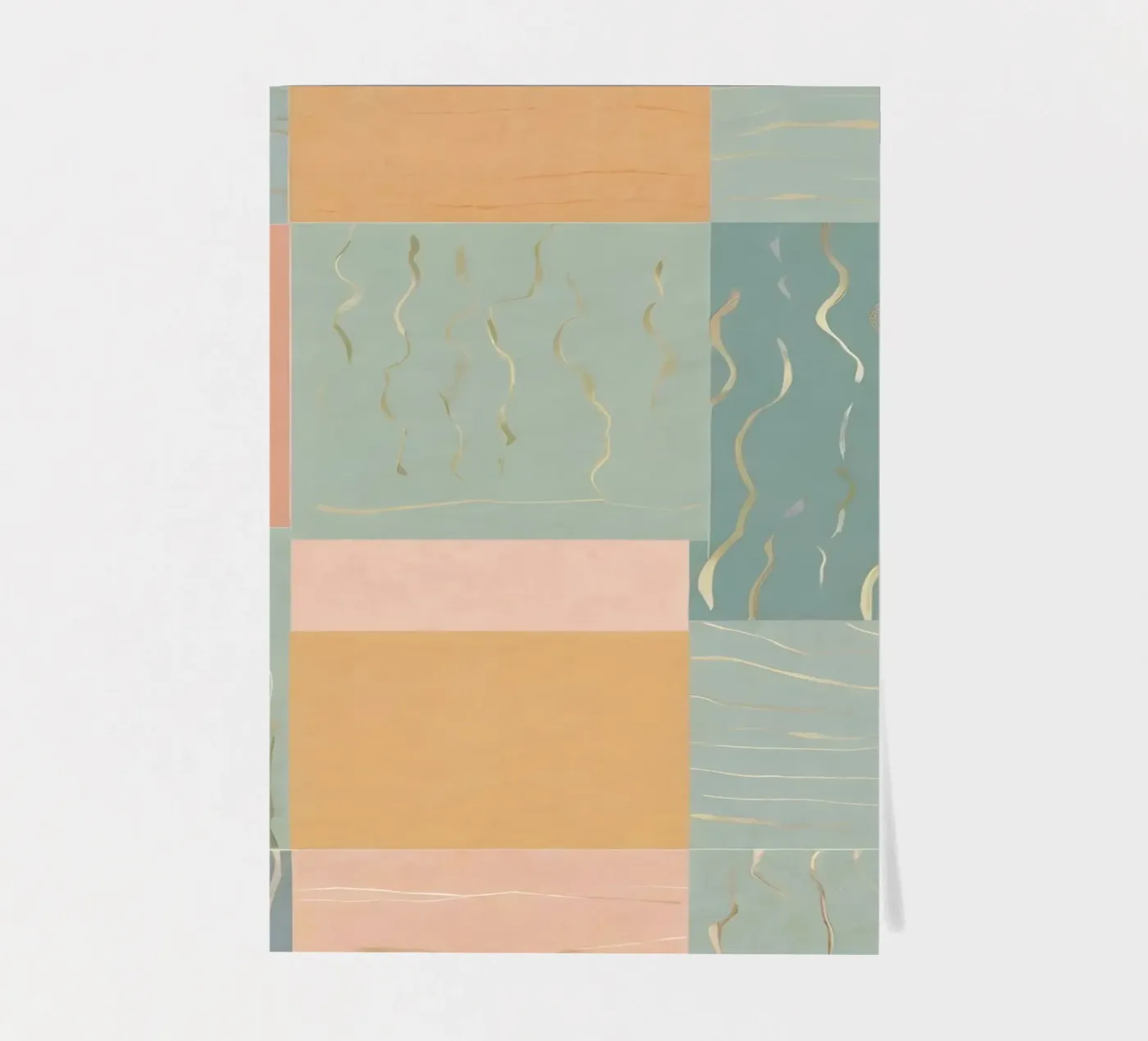 Abstract patroon stickervel van Charnwood Prints