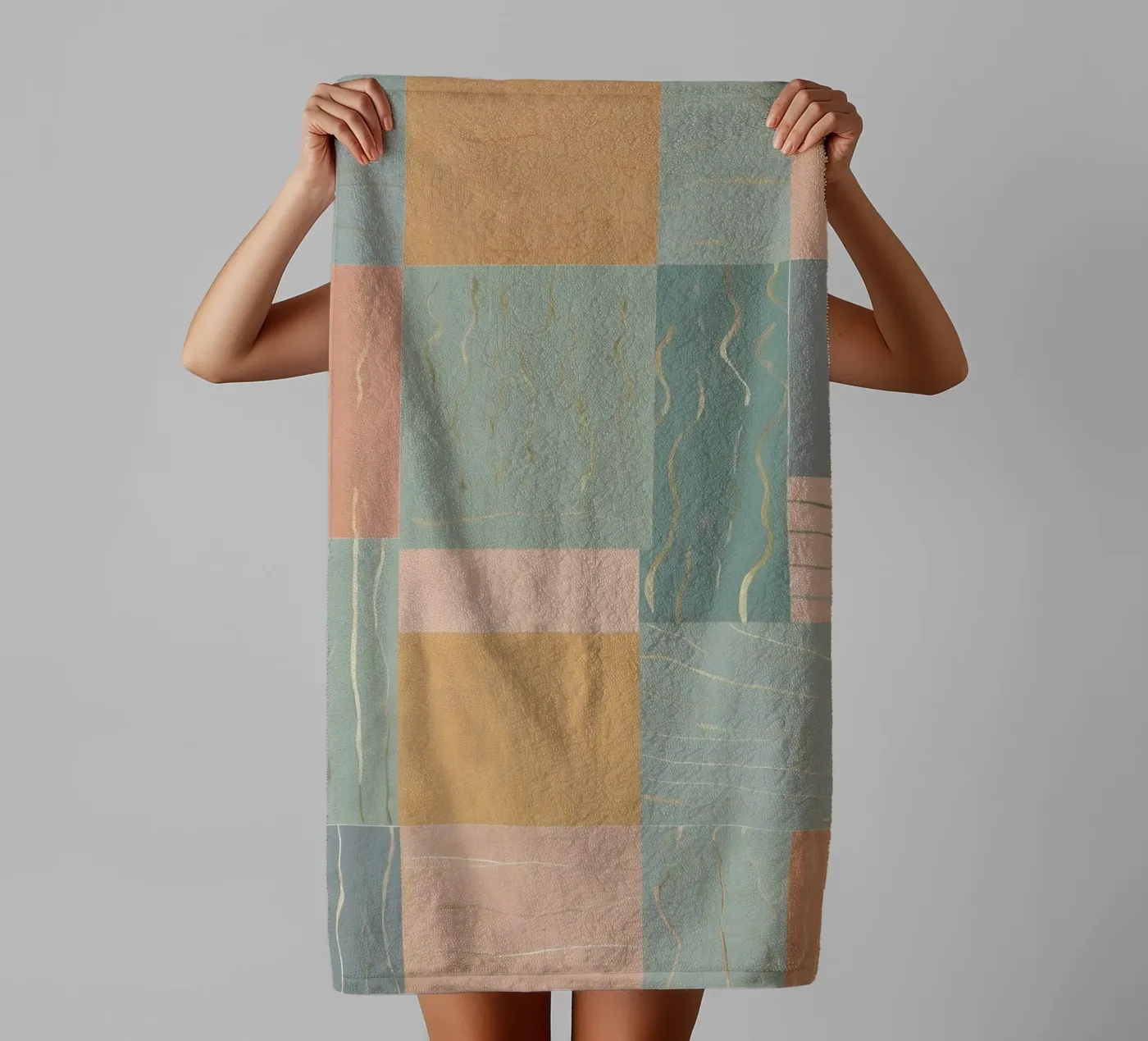 Abstract Pattern asciugamano da bagno da Charnwood Prints