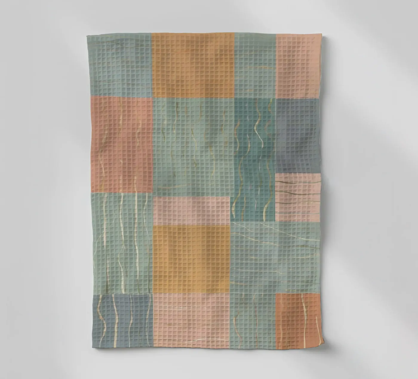 Abstract patroon theedoek van Charnwood Prints