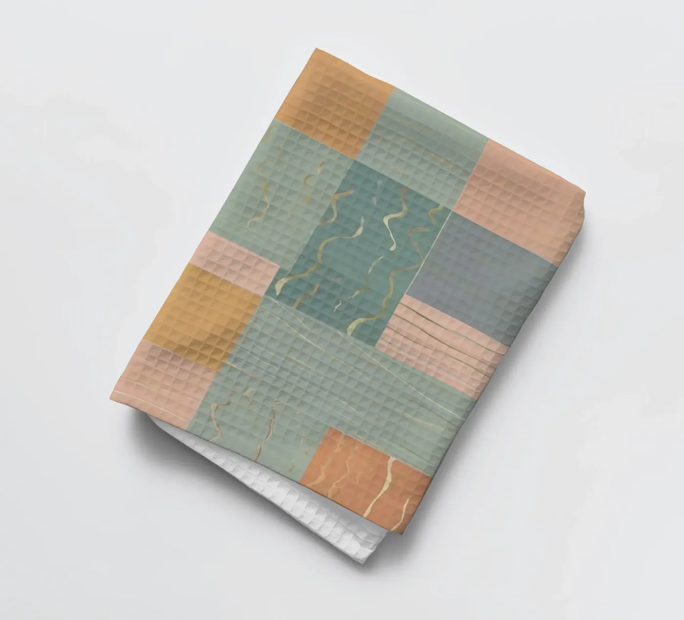 Abstract patroon theedoek van Charnwood Prints