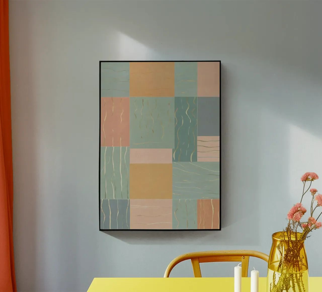 Modello astratto plexiglass da Charnwood Prints