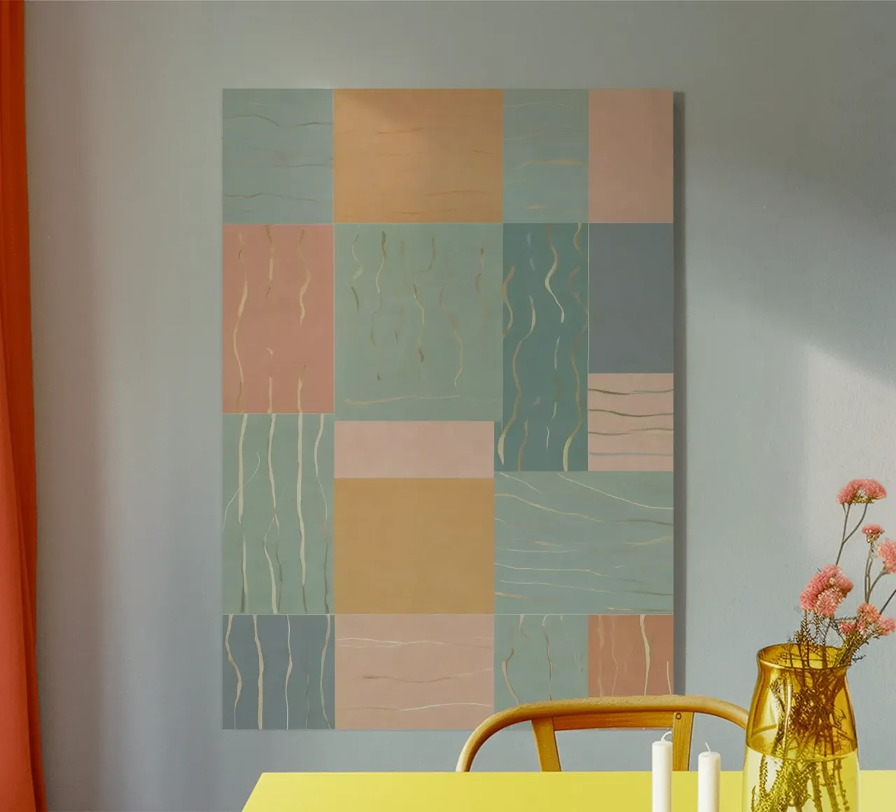 Modello astratto plexiglass da Charnwood Prints