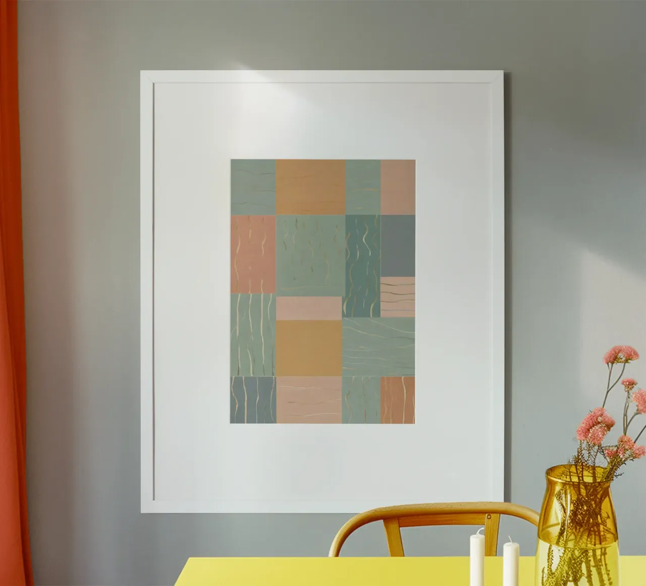 Abstract Pattern poster by Charnwood Prints
