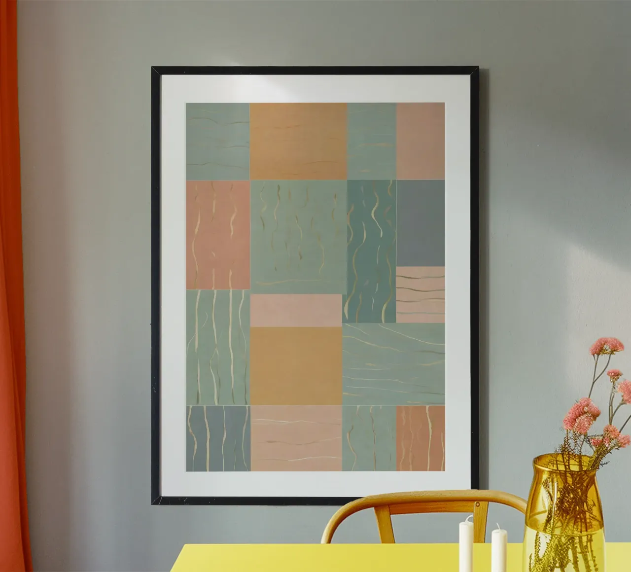 Abstract Pattern poster by Charnwood Prints