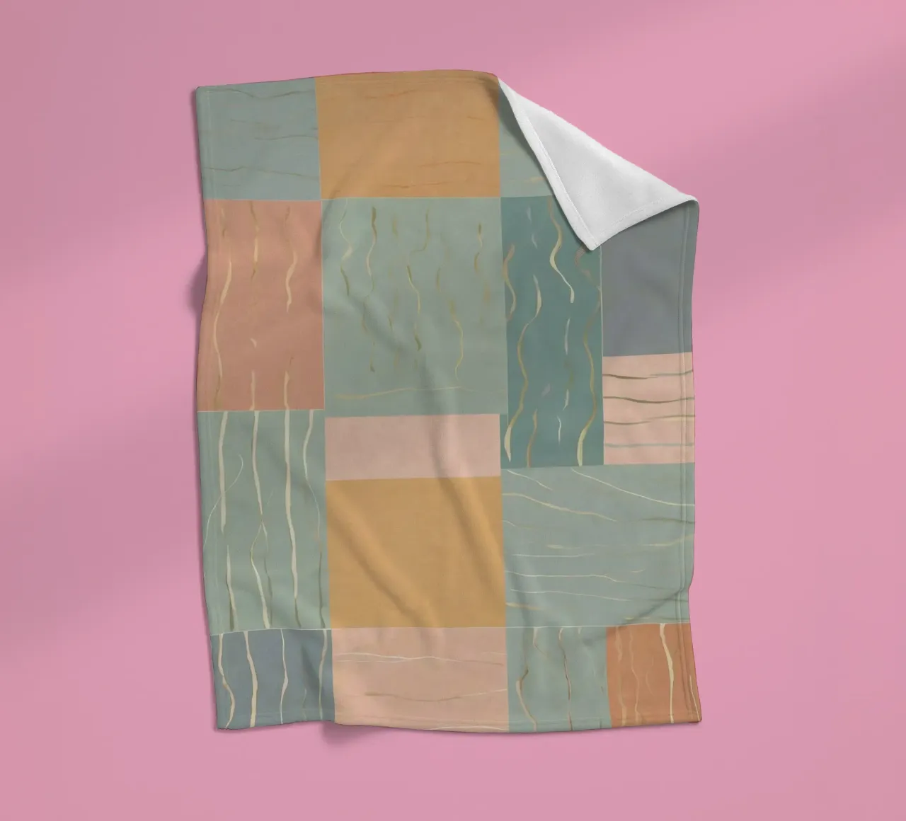Abstract Pattern fleece blanket by Charnwood Prints