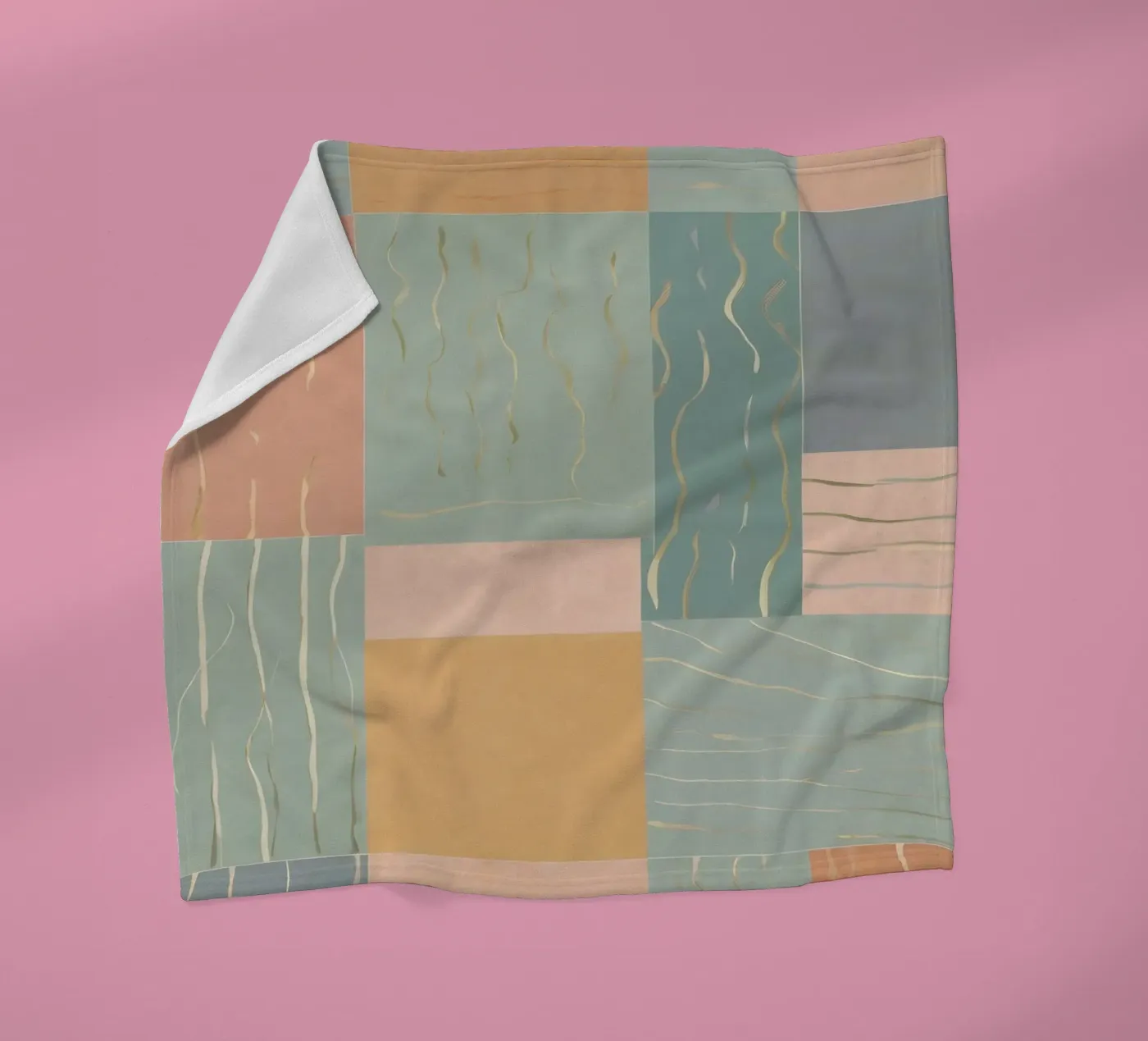 Abstraktes Muster Fleecedecke von Charnwood Prints