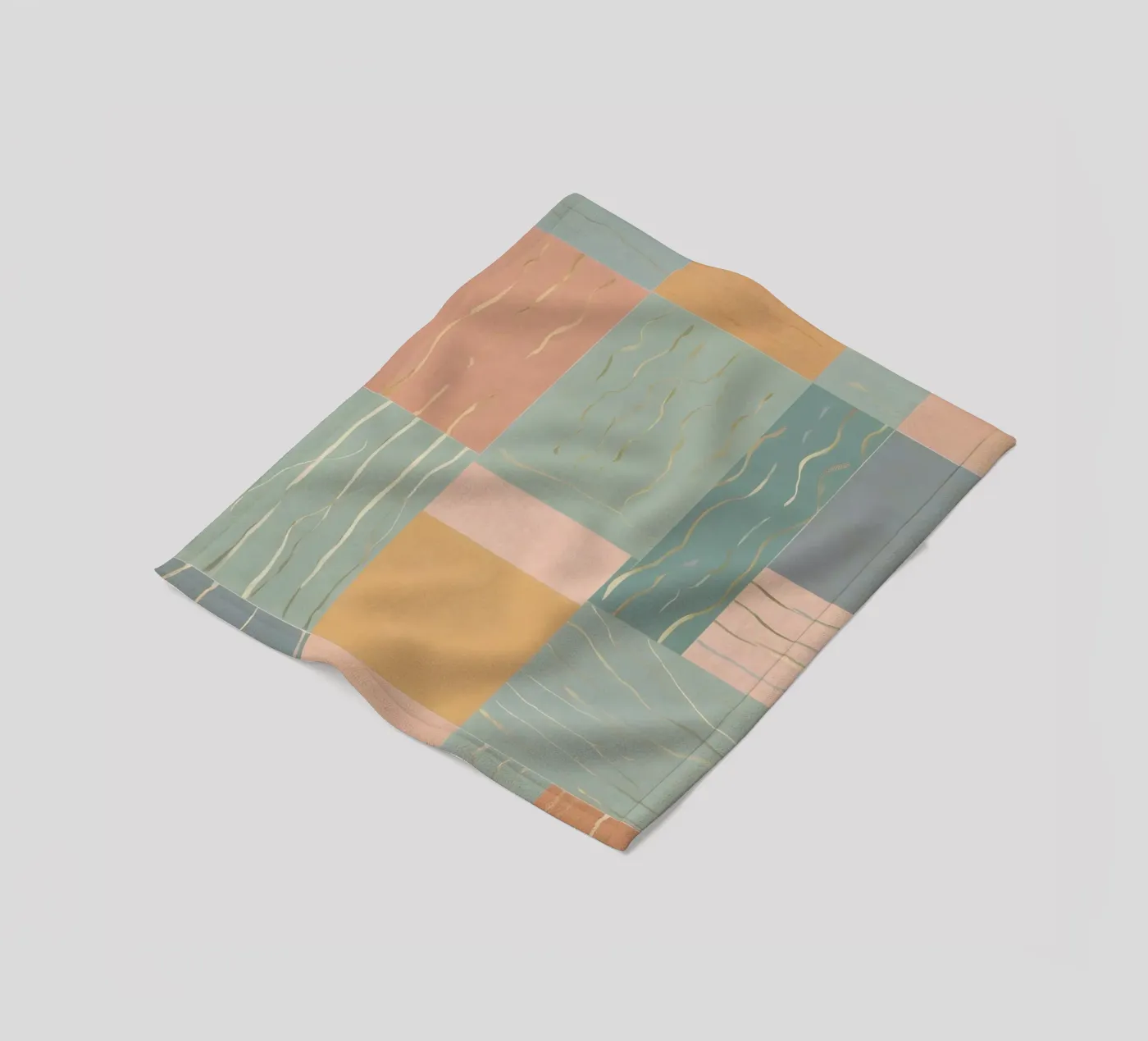 Abstraktes Muster Fleecedecke von Charnwood Prints