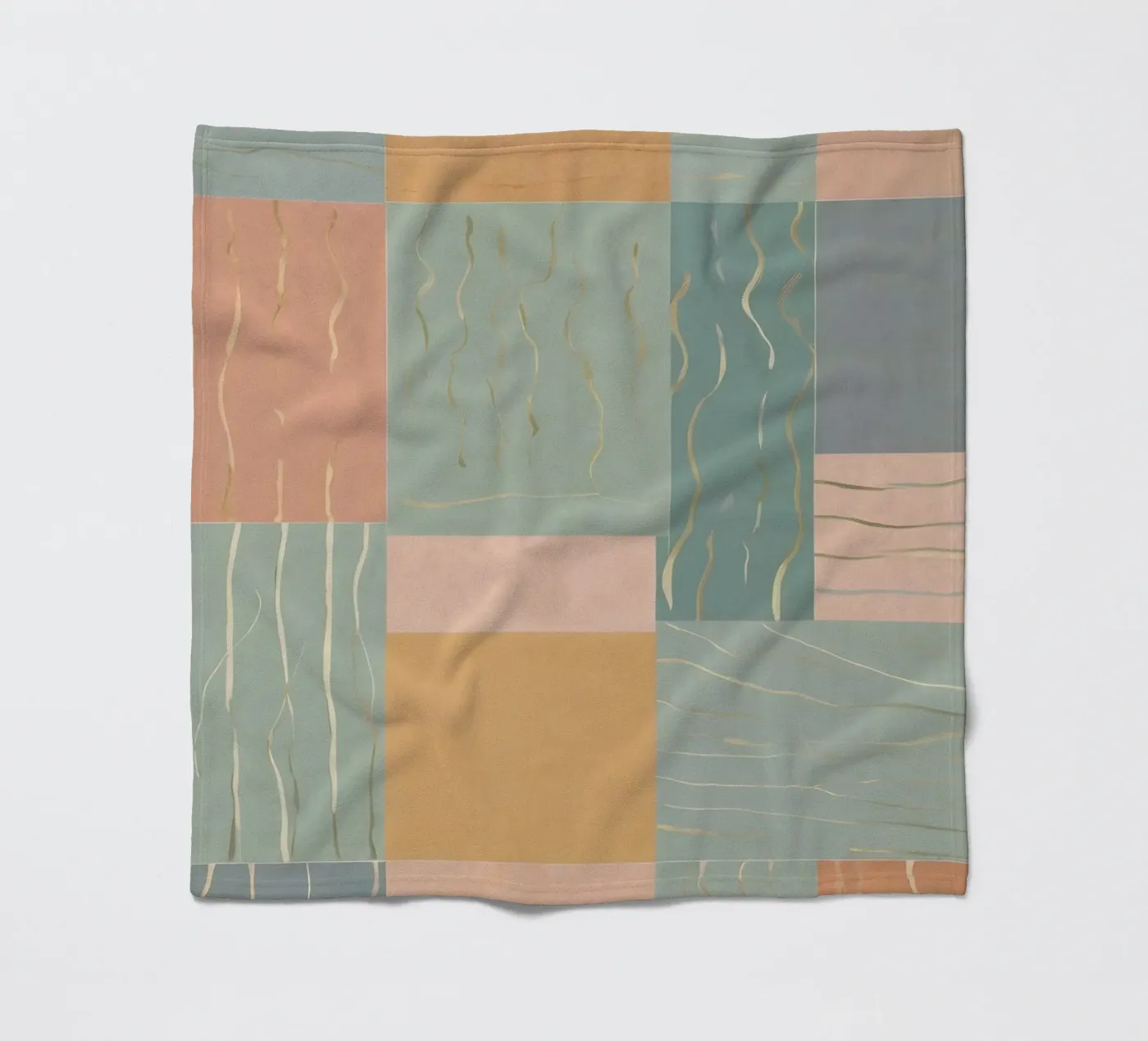 Abstraktes Muster Fleecedecke von Charnwood Prints