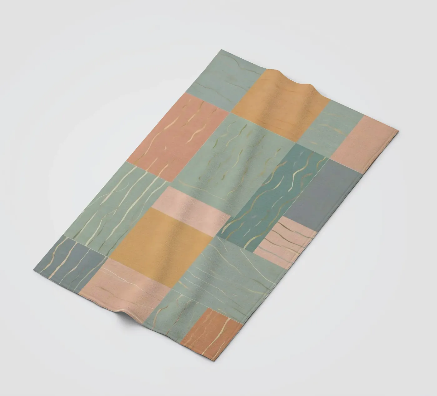 Abstraktes Muster Fleecedecke von Charnwood Prints