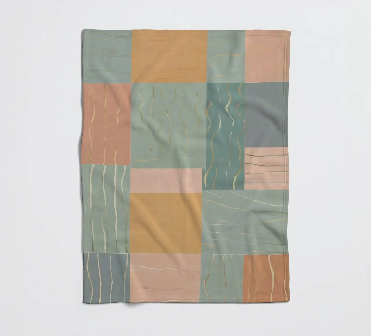Abstract Pattern fleece blanket by Charnwood Prints
