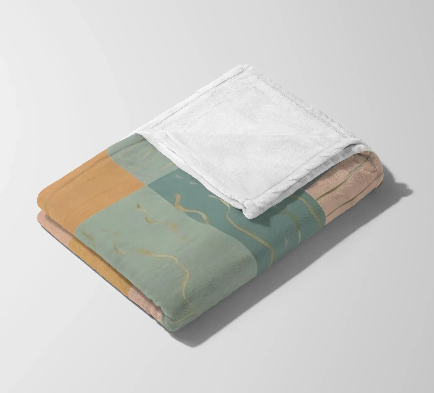 Abstraktes Muster Fleecedecke von Charnwood Prints