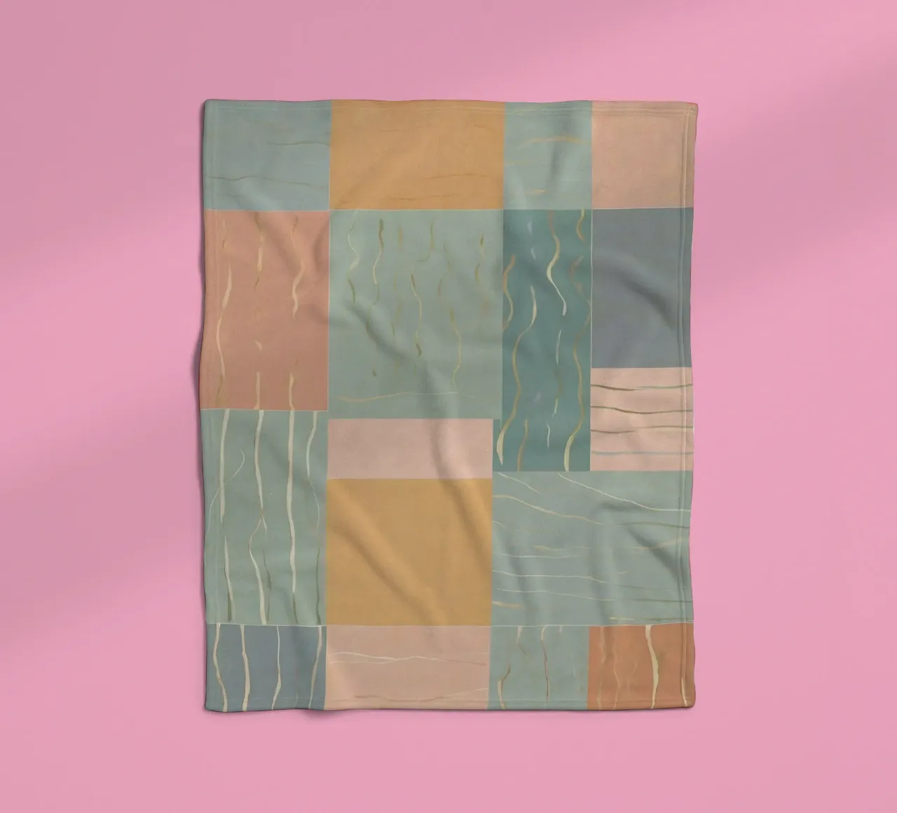 Abstract Pattern fleece blanket by Charnwood Prints