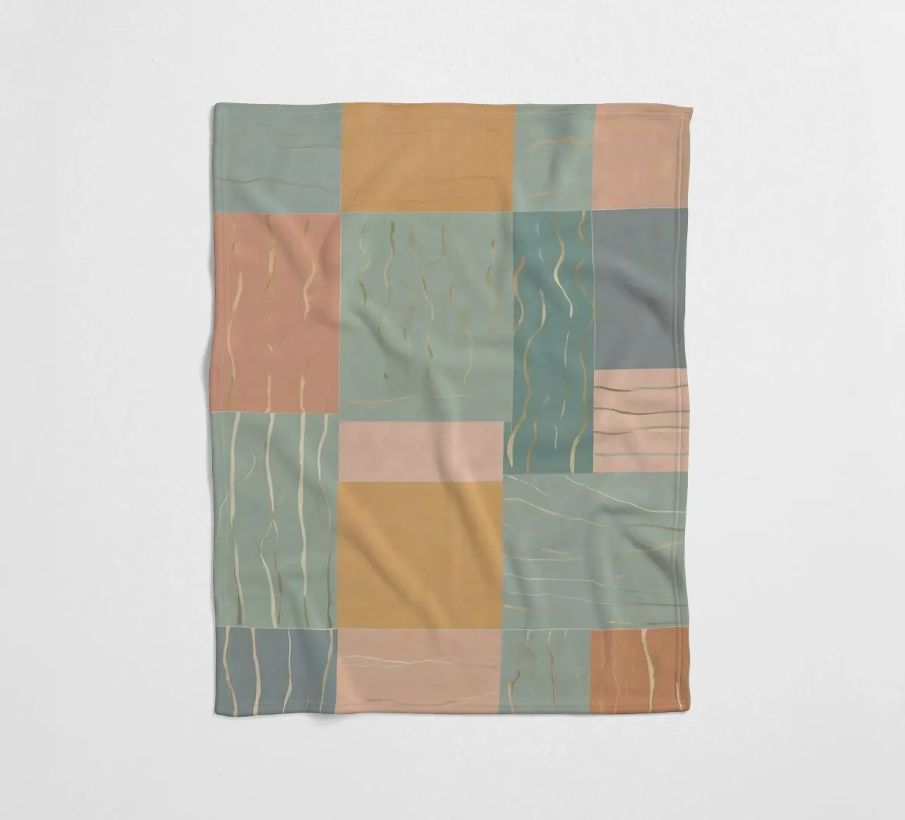 Abstract Pattern fleece blanket by Charnwood Prints