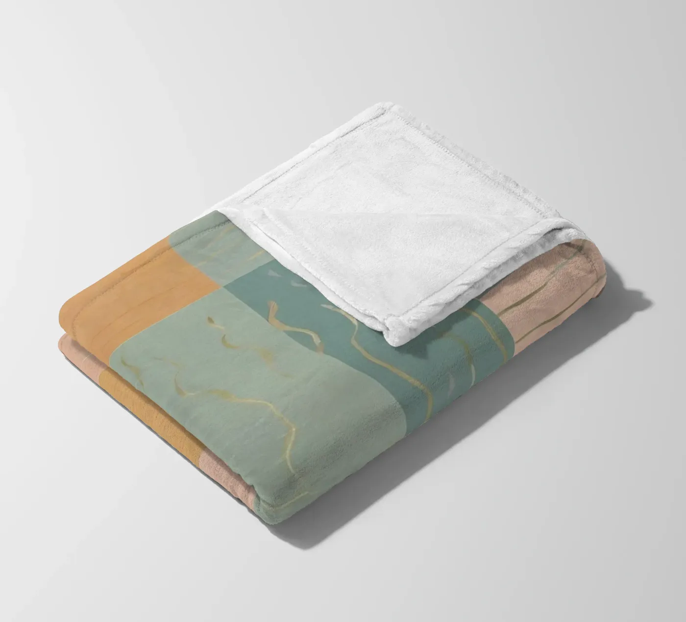 Abstraktes Muster Fleecedecke von Charnwood Prints