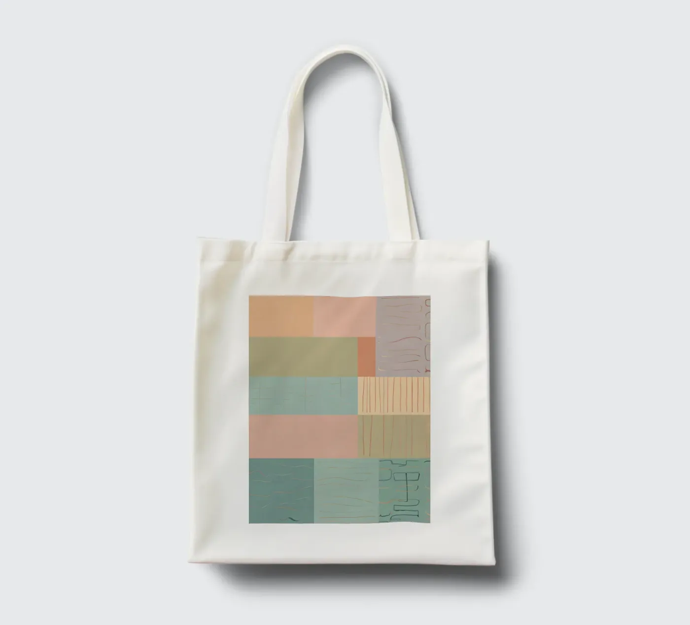 Abstract Pattern jute draagtas van Charnwood Prints