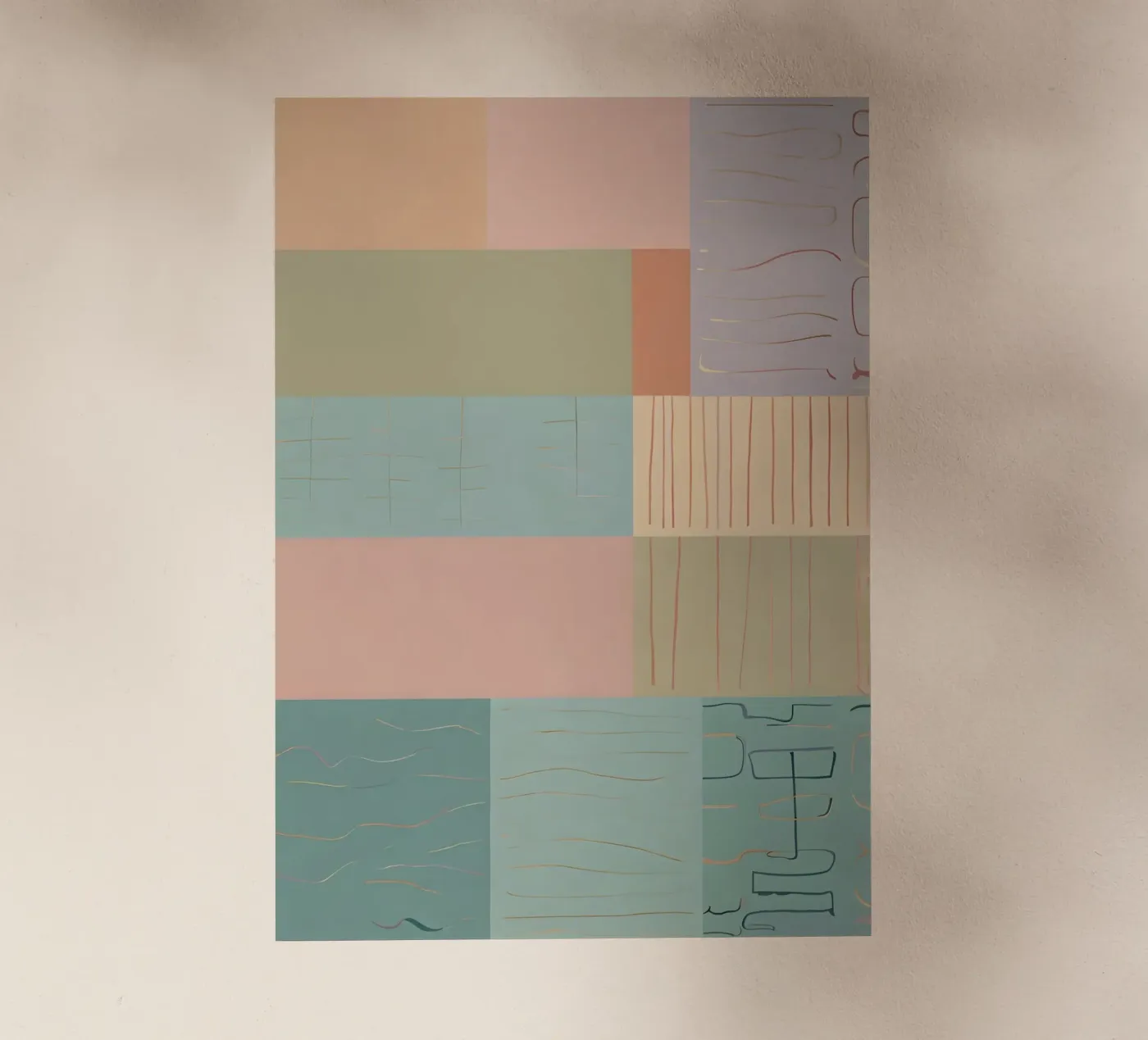 Abstract Pattern backlit film by Charnwood Prints