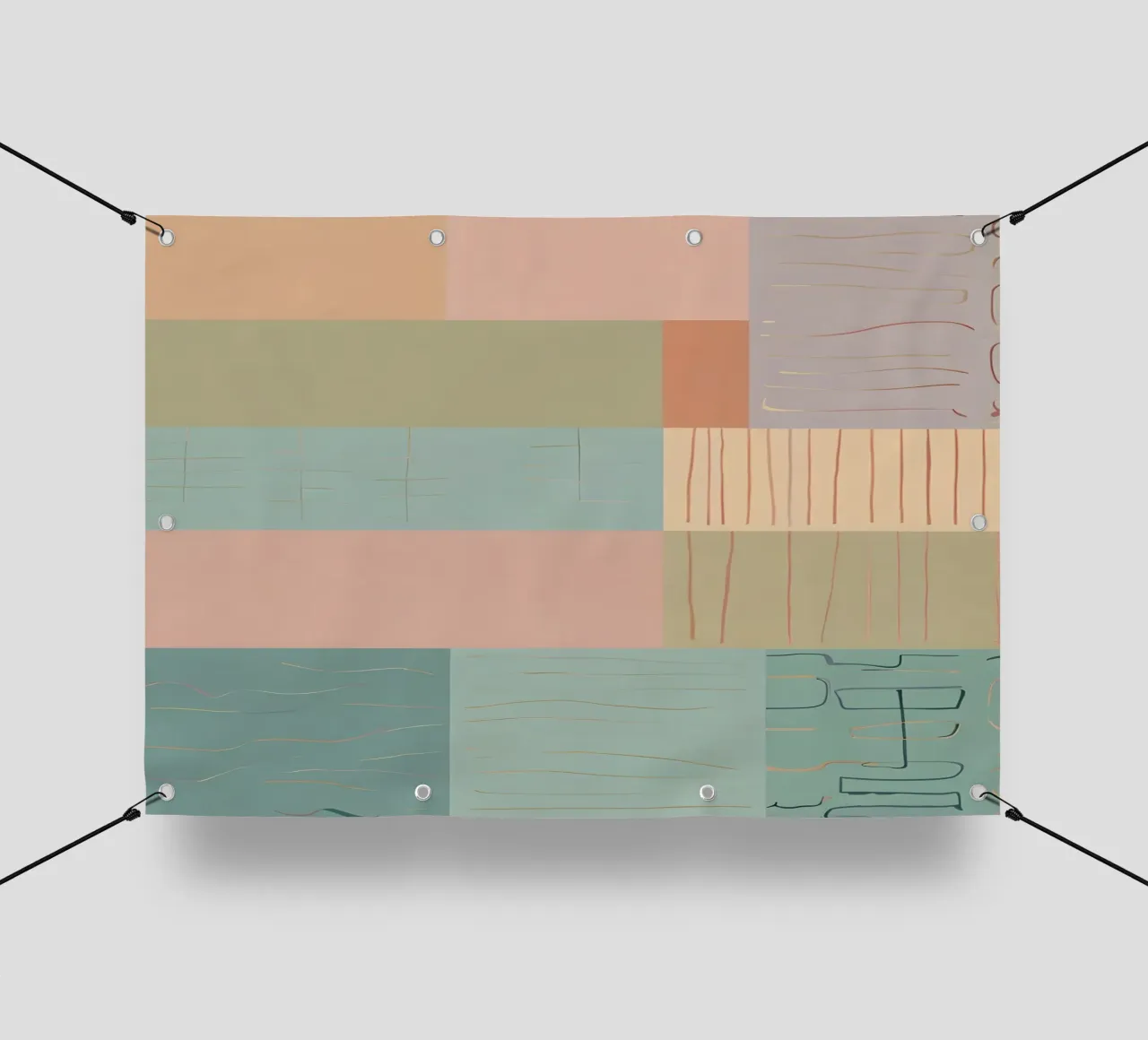 Modello astratto telo in pvc da Charnwood Prints