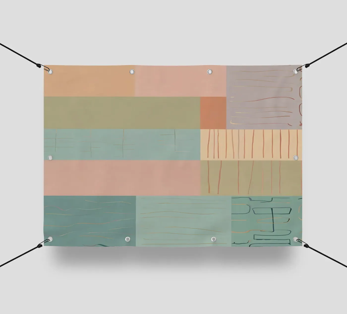 Abstraktes Muster PVC Plane von Charnwood Prints