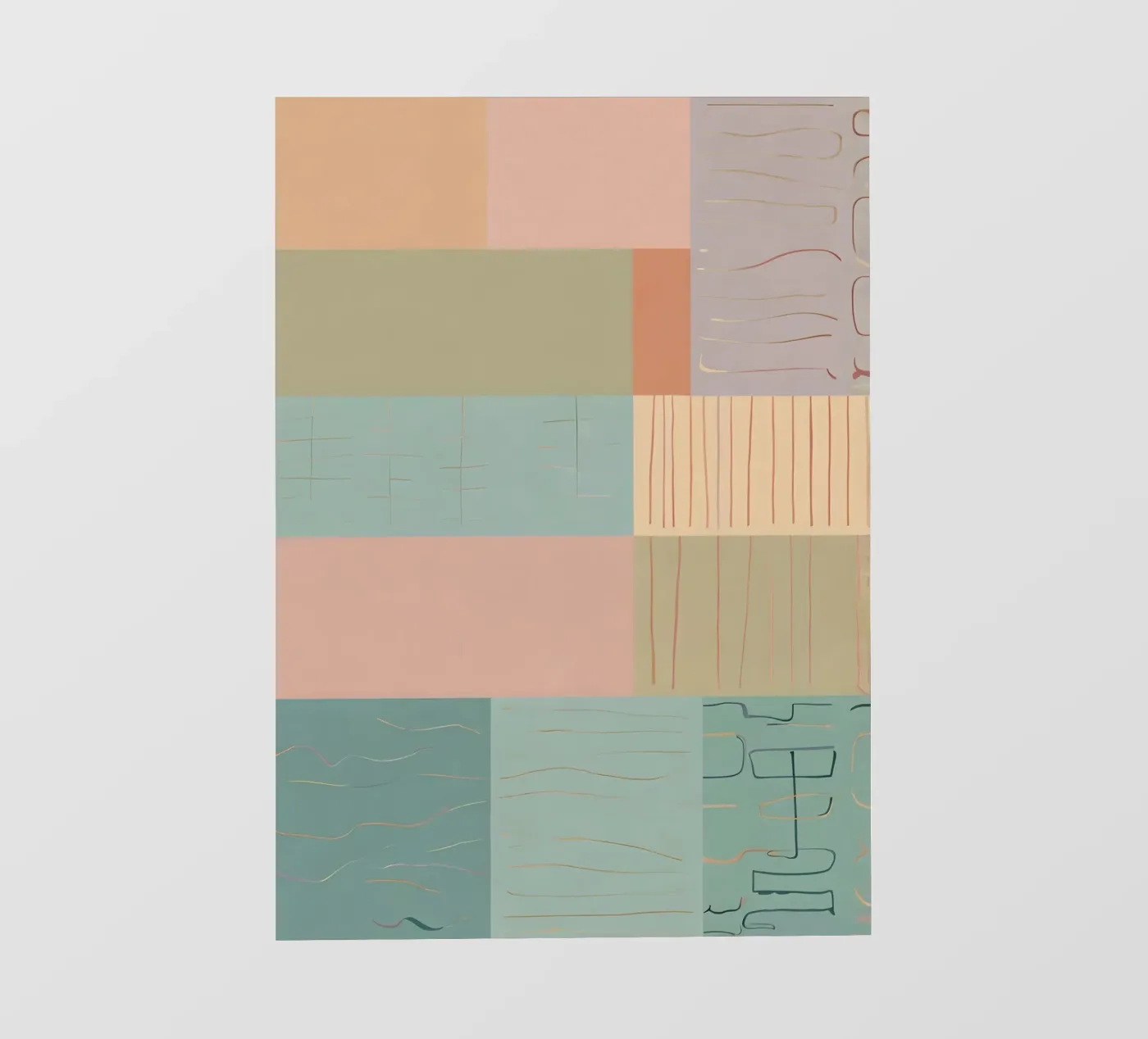 Abstract Pattern pvc cover by Charnwood Prints