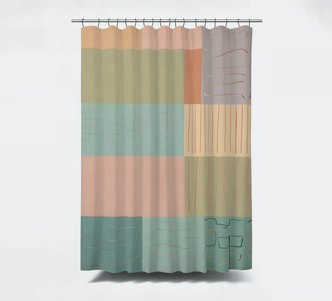 Abstract Pattern Duschvorhang von Charnwood Prints