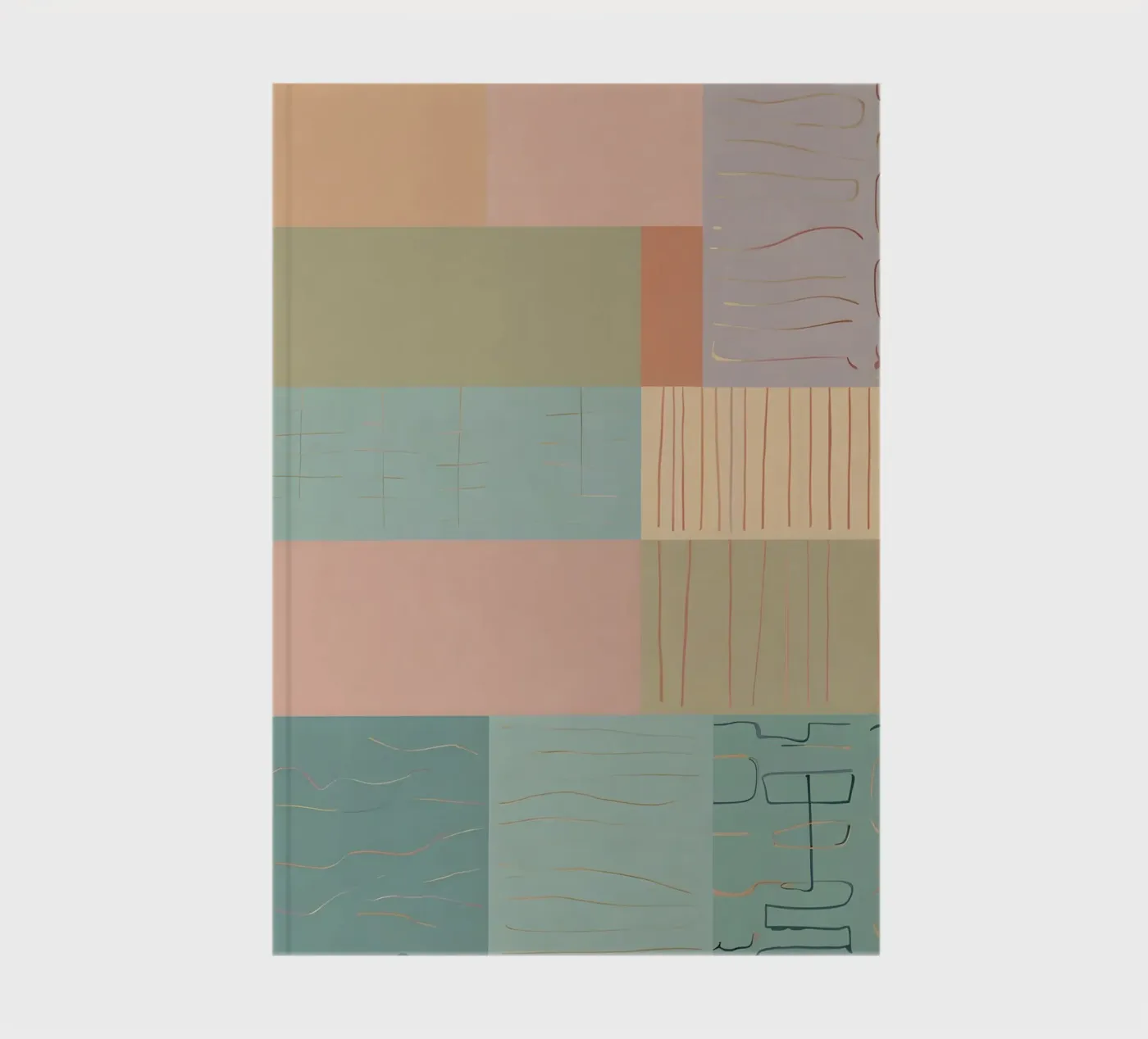 Abstract Pattern notebook by Charnwood Prints