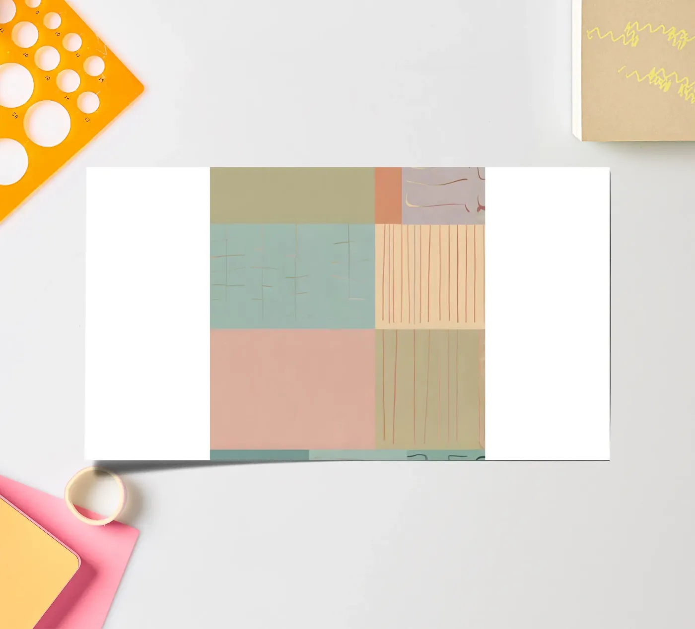 Abstract Pattern Stickerbogen von Charnwood Prints